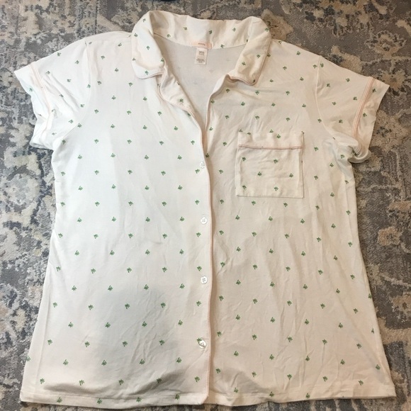 Eberjey palm tree pajama modal tencel - Picture 1 of 4